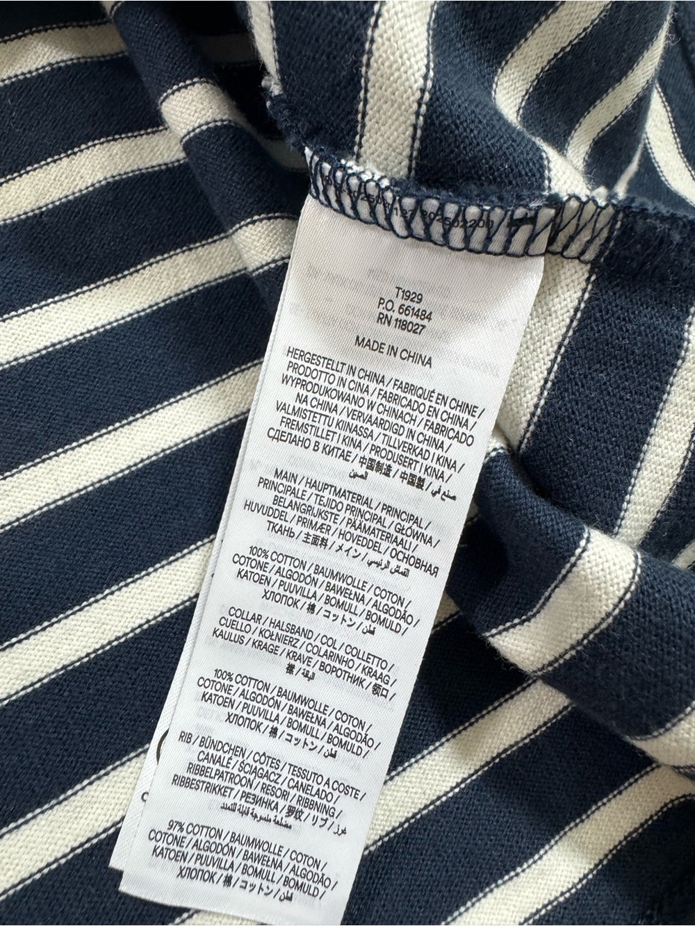 Boden Puff Sleeve Henley Top Preppy Nautical Stripe - Picture 5 of 8